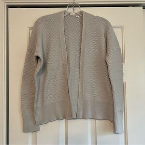 Gap Women's Sweater Cardigan Grey Knit No Closure XS 100% Cotton